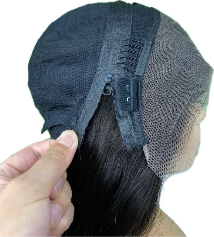 Black Zipper Wig