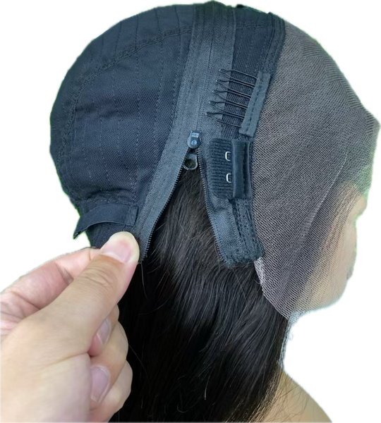 Black Zipper Wig