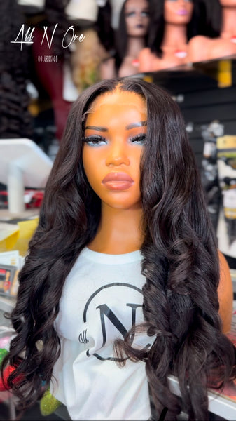 Black Zipper Wig